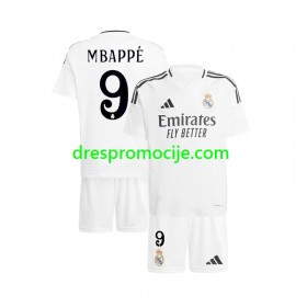 Real Madrid Kylian Mbappé 9 Dres Dječji Domaći 2024/2025 Kratkih Rukava